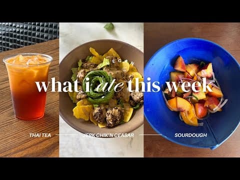 What I Eat In A Week Vegan | Black Sesame Bagels, Strawberry White Chocolate Sourdough & More