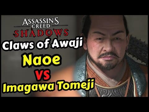 Naoe Vs Imagawa Tomeji Boss Fight Assassin's Creed Shadows Claws Of Awaji