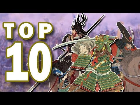 Top 10 Greatest Samurai Warriors Of The Sengoku Jidai