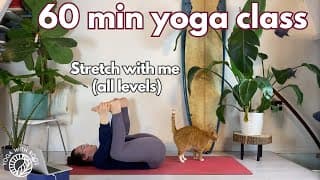 Warm Up And Stretch! - 60 Min Yoga Class Eng | Yoga With Roos