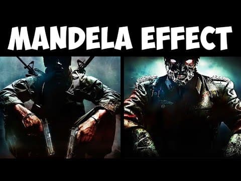 More Mandela Effects Of The Black Ops Franchise