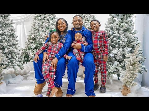 Our First Christmas Photoshoot As A Family Of 5! | Vlogmas Day 20