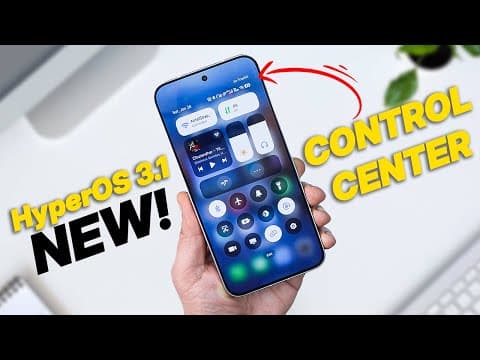 New Hyperos 3.1 Control Center! Xiaomi Just Changed Everything