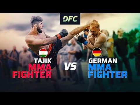 German Mma-fighter Vs. Tajik Mma-fighter | Brutal Fight 🤯 | Dfc