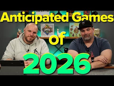 Most Anticipated Games Of 2026 + Channel Update!