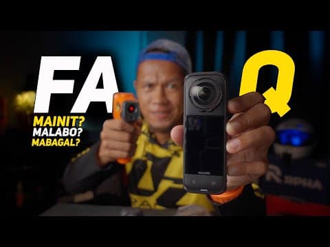 Insta360 X5 Faqs - Mga Tanong Nyo, Sasagutin Ko! [watch & Learn]