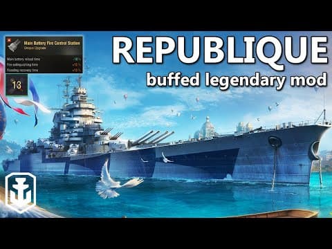 Max Dpm Republique Is Even Better Now! (world Of Warships)