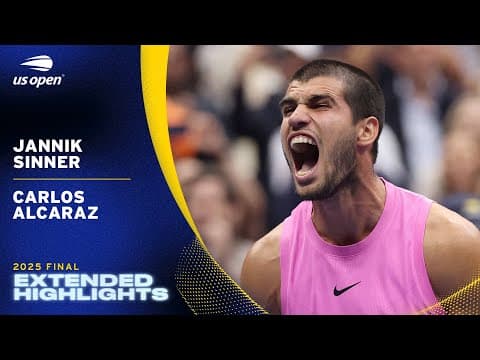 Jannik Sinner Vs. Carlos Alcaraz Extended Highlights | 2025 Us Open Final