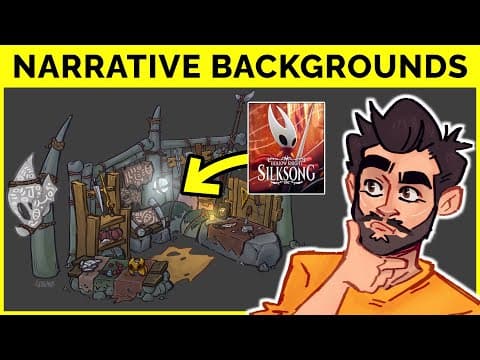 🔴 How To Draw Backgrounds That Reveal A Narrative | Environmental Storytelling