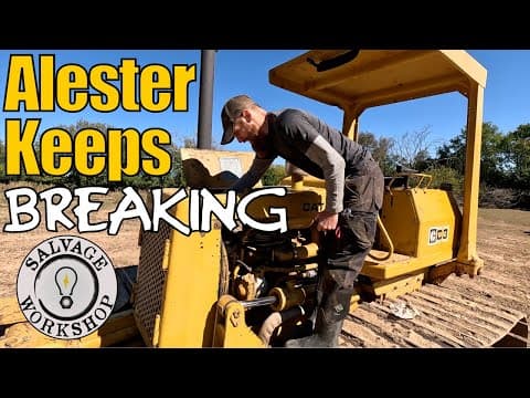 A Bad Water Pump Stops The Salvage Pond In It's Tracks! ~ Can Alester Handle This? ~ Cat D3 Part 11