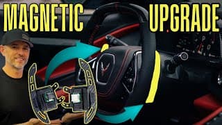 How I Shift Like A Pro! Magnetic Paddle Shifter Installation - Corvette C8 — Easy Diy Upgrade