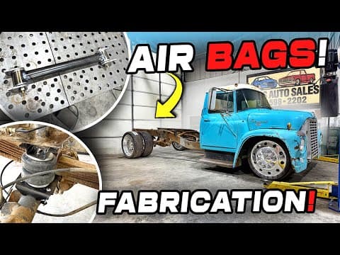 1963 Ih Loadstar Helper Bags, Fabrication, Body Repair, And More! Cummins!