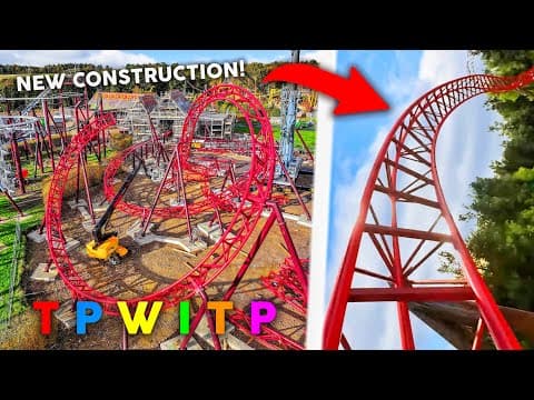 Huge New Uk Roller Coaster Track Installed!!