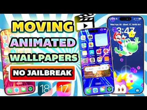 Get Moving / Animated Live Video Wallpapers (no Jailbreak!!) On Iphone & Ipad Ios 18 / 17 - Nugget