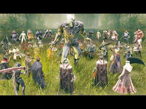 Can One Gorilla Survive 100 Bosses? - Elden Ring Shadow Of The Erdtree Dlc