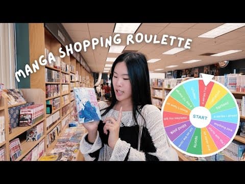Manga Shopping Roulette In Japantown! 📚 (letting A Wheel Decide What I Buy)