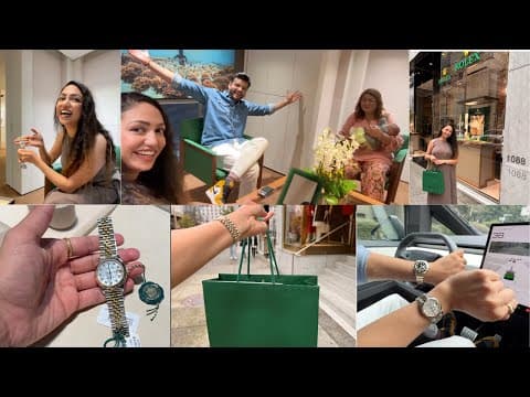 Gifting My Wife Her First Rolex | Buying My First Rolex | Rolex Datejust