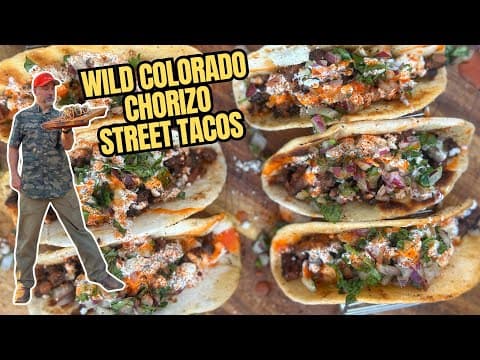 Wild Chorizo Street Tacos On The Blackstone Camping Griddle