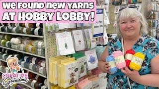 New Hobby Lobby Beginner Bee Yarn - Yarn Tour  #hobbylobby