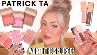 New Patrick Ta Spring 2024 Blushes & Lip Gloss First Impressions
