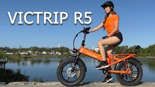 Victrip R5 Folding Fat Tire Dual Suspension Ebike | Test Ride & Assembly