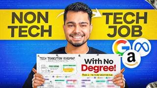 How To Get A Tech Job Without A B.tech Degree? (2026 Roadmap)