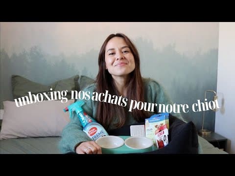 Unboxing Accueil De Notre Chiot┆alyssia
