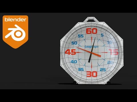 Modeling The Pace Clock - Blender Modeling Tutorial