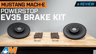 2021-2024 Mustang Mach-e Powerstop Ev35 Electric Vehicle Brake Rotor And Pad Kit Review