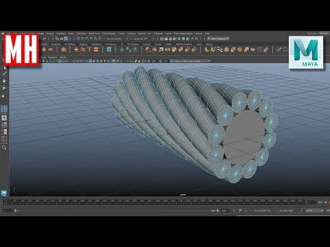 How To Create A Twist On A Weapon Handle In Maya 2025