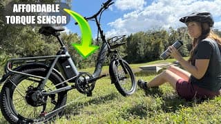 Coswheel Y20l Step-thru Ebike | Cheapest Torque Sensor I've Seen! | Test Ride Review
