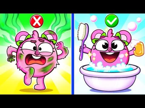 Learning To Brush Teeth | Baby's Bath Time Story | Educational & Funny Kids Song | Baby Zoo Club