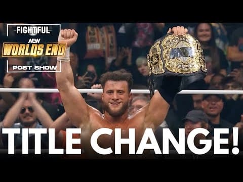Mjf Wins World Title, Moxley Wins C2 At Aew World's End 2025 Full Show Review & Results W/ Srs