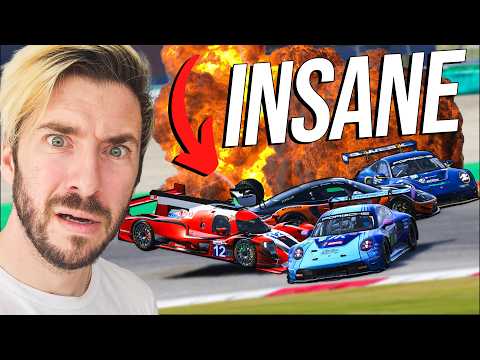 The Most Insane Sim Racing Crashout I've Ever Seen
