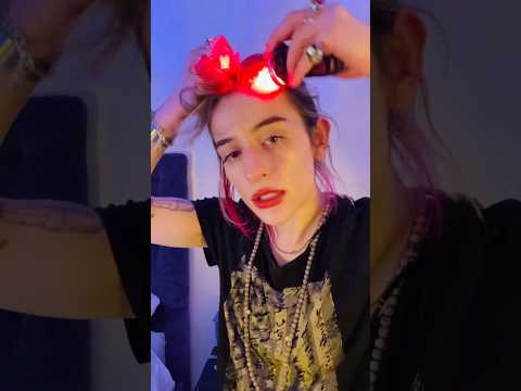 Scalp Exam Red Light #asmrvideo #relax #visualtingle #asmrtriggers