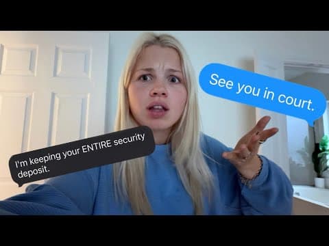 Storytime! Nightmare Landlord Stole My Security Deposit And Lied About It
