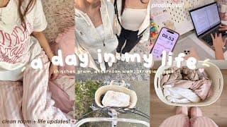 A Day In My Life 𐙚⋆°｡ Clean Room, Afternoon Walk, Skripsian, Ayce + Life Updates!💌💭