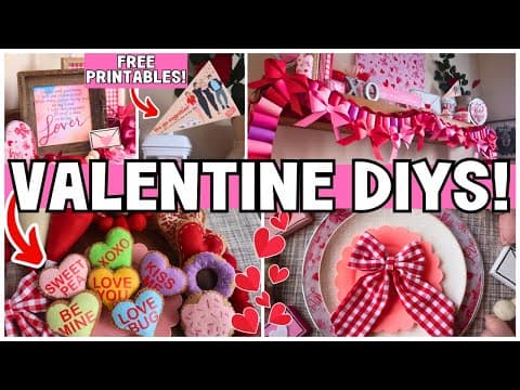 💌 All New Valentine’s Day Decor Diy Ideas On A Budget 💌 Dollar Tree Crafts That Look High End!