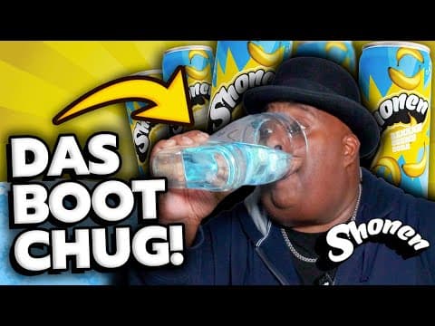 This Soda's Amazing | Shonen Banana Creme Soda Das Boot Chug