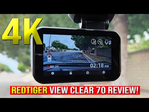 Redtiger 4k Viewclear 70 Dual Channel Dash Cam Review