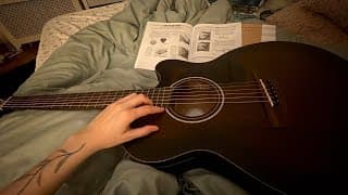 Lofi Asmr With My Guitar 🎶 (detailed Tracing & Describing)