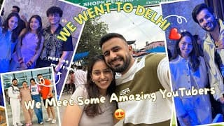 Delhi Vlog❤️ | See Whom We Met😍| Saroji Nagar | Lajpat Nagar| Delhi | The Abnormal Couple Vlogs