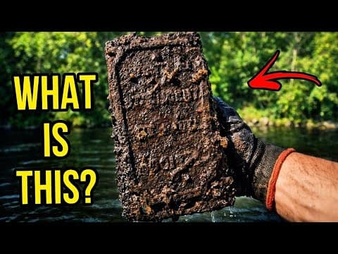 Magnet Fishing Restoration — I Pulled This Out Of The River After 100+ Years