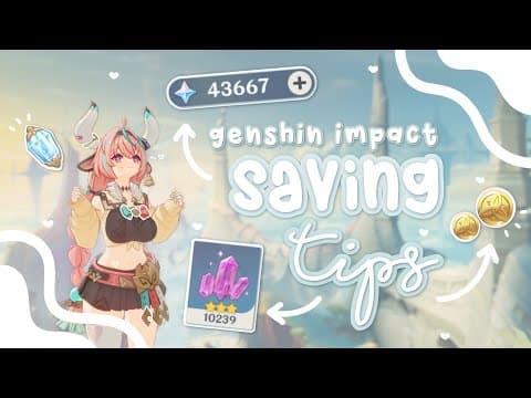 Watch This If You're Always Broke! *f2p Saving Tips* | Genshin Impact