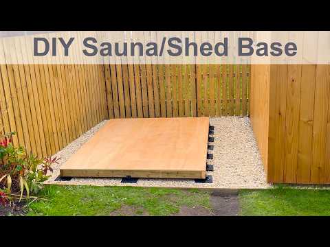 Building A Solid Floor For My Wood Fired Sauna (diy Step By Step)