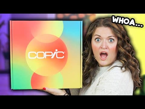 Unboxing A Copic Mystery Package?! + Drawing Something Cute!