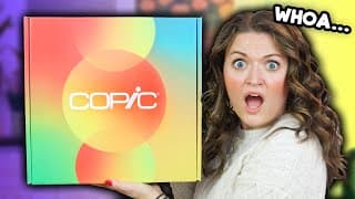 Unboxing A Copic Mystery Package?! + Drawing Something Cute!