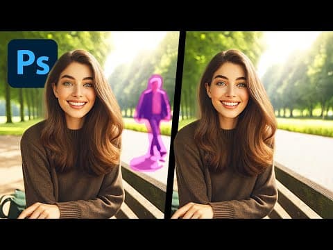 Photoshop Cc 2025: How To Remove Any Distractions In Seconds! People, Wires & Objects