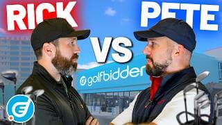 We Spend £500 On 2nd Hand Golf Clubs!!! | Rick Shiels Vs Peter Finch: Golfbidder Challenge 2024