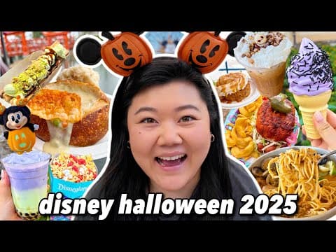 What To Eat At Disneyland! Halloween Edition Food Tour 2025 🎃